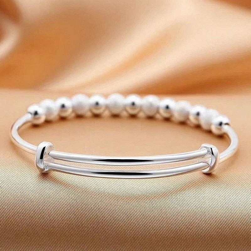 Silver Party Bracelet with Luxurious Charm | Elegant Jewelry Piece - Image 3