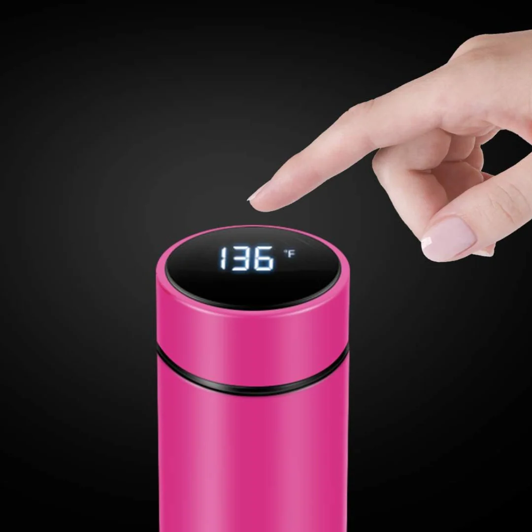 Smart Insulated Bottle with LED Temperature Display