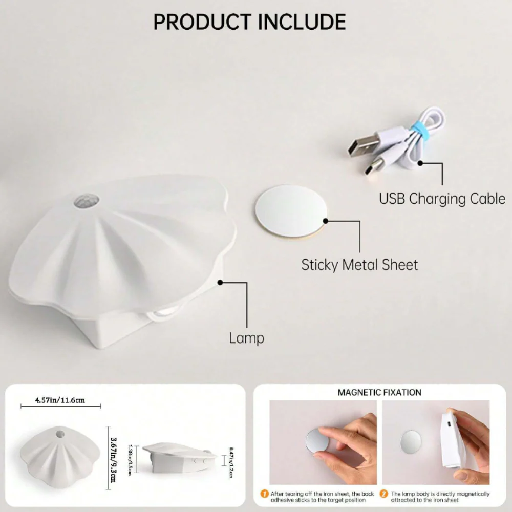 Smart Shell Motion Sensor Lamp - LumiMotion - Image 8