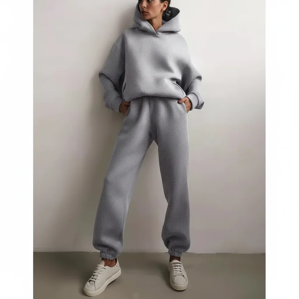 Soft fleece sweater set - Marie - Image 6