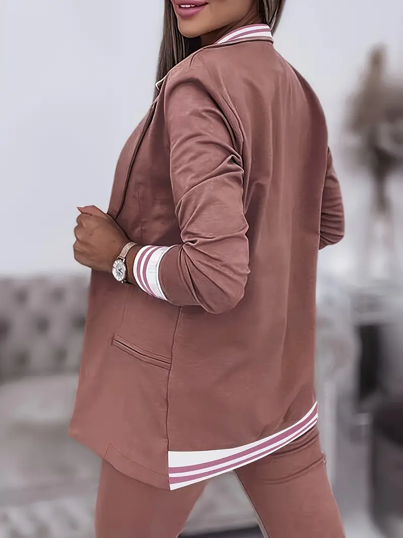 Sophie Casual Striped Streetwear Set - Image 4