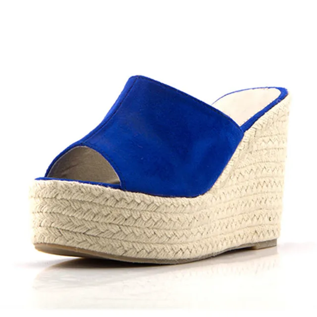 Sophie - Orthopaedic Beige Wedge‑Heeled Slippers - Image 3