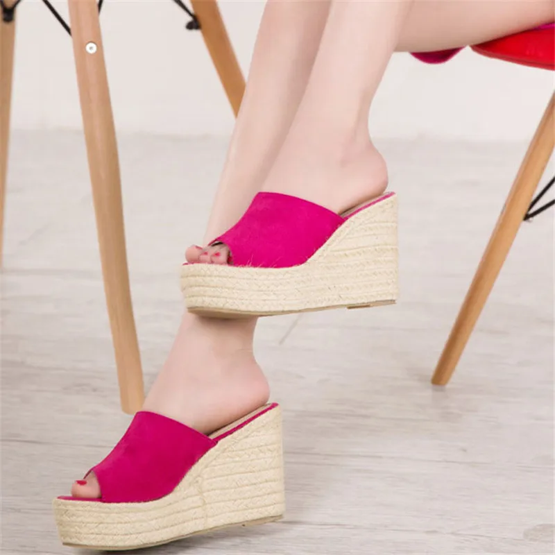 Sophie - Orthopaedic Beige Wedge‑Heeled Slippers - Image 9