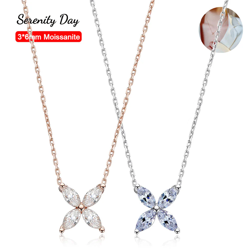 Sparkling Moissanite Eye Necklace | Full Cut Jewellery - Image 5
