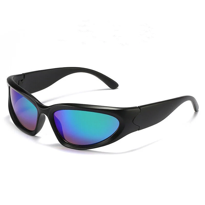 Sporty Luxury Sunglasses – Retro Charm with UV Protection - Image 6