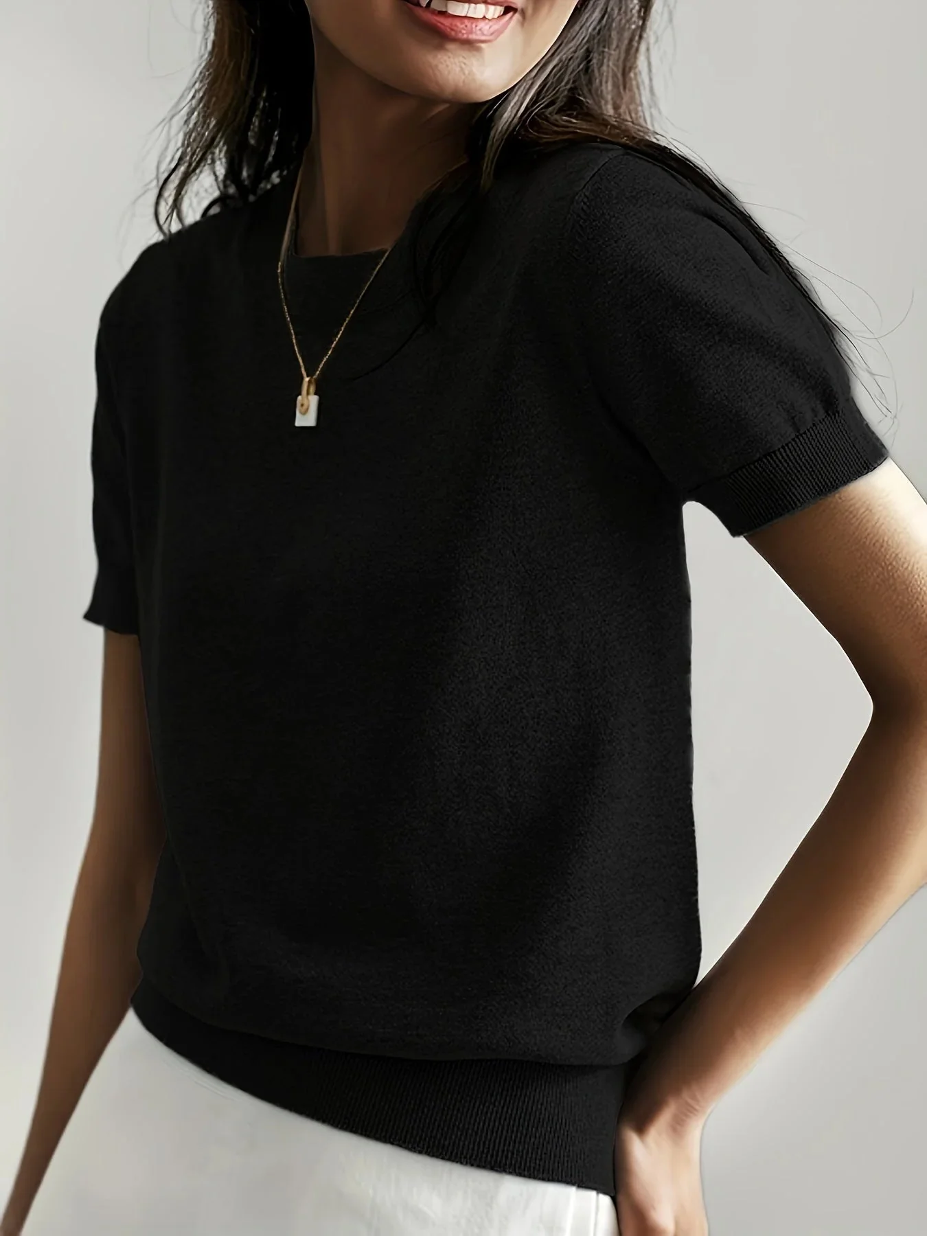 Spring Sweater with Short Sleeves – Mira - Image 16