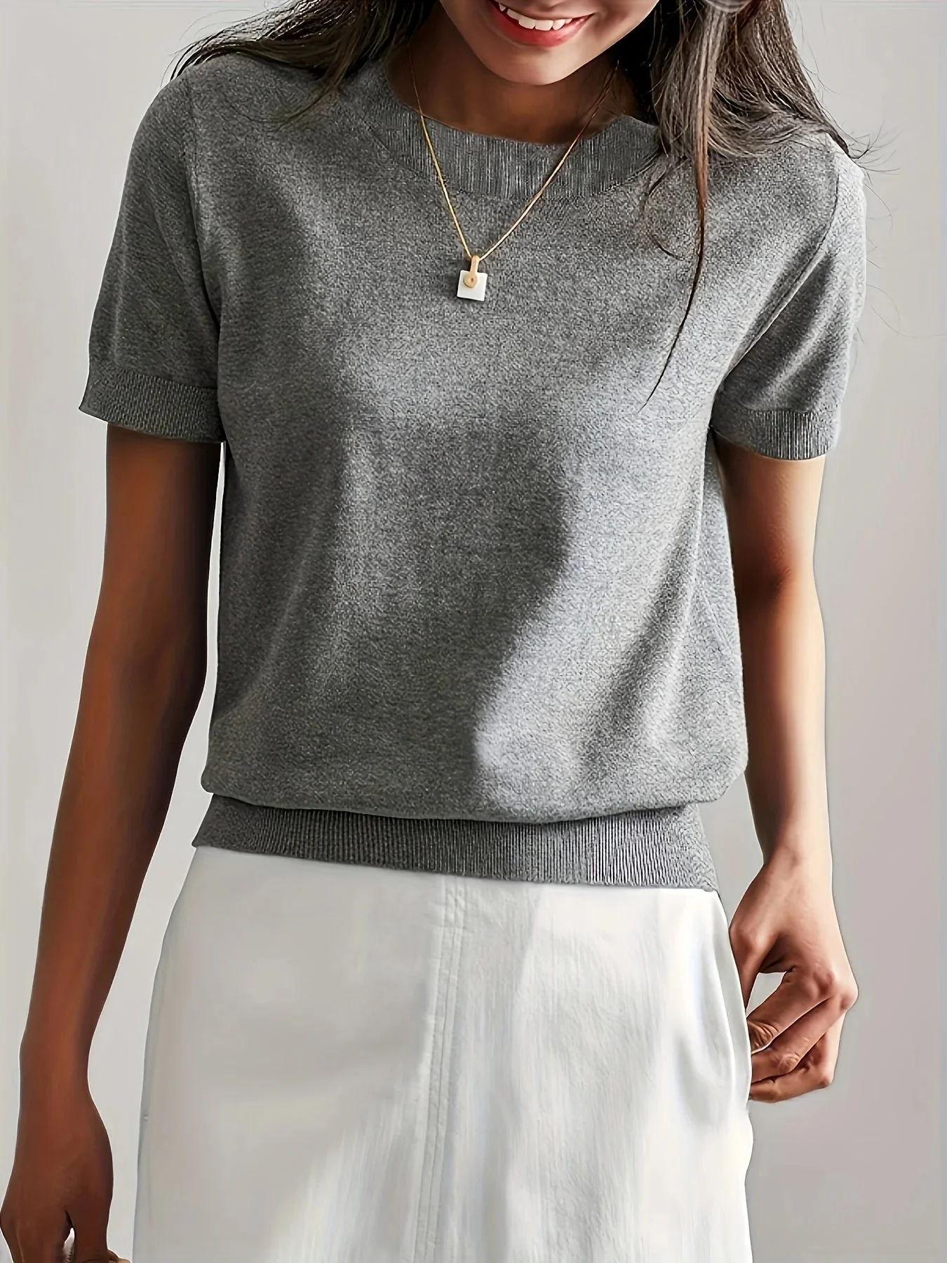 Spring Sweater with Short Sleeves – Mira - Image 6