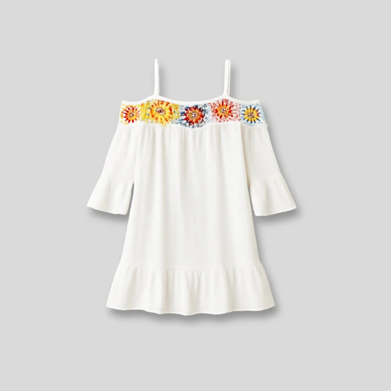 Strapless mini dress with a loose fit – Livia - Image 2