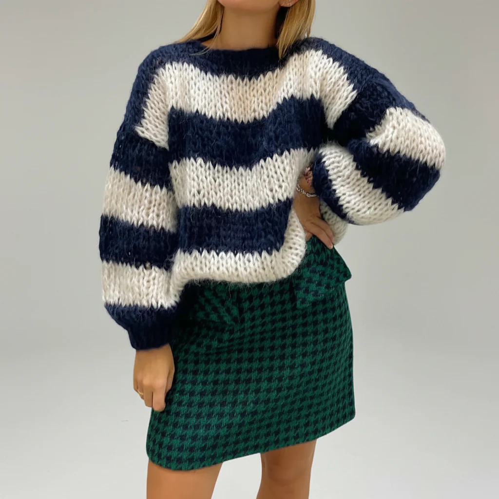 Striped knitted jumper - Hannah - Image 4