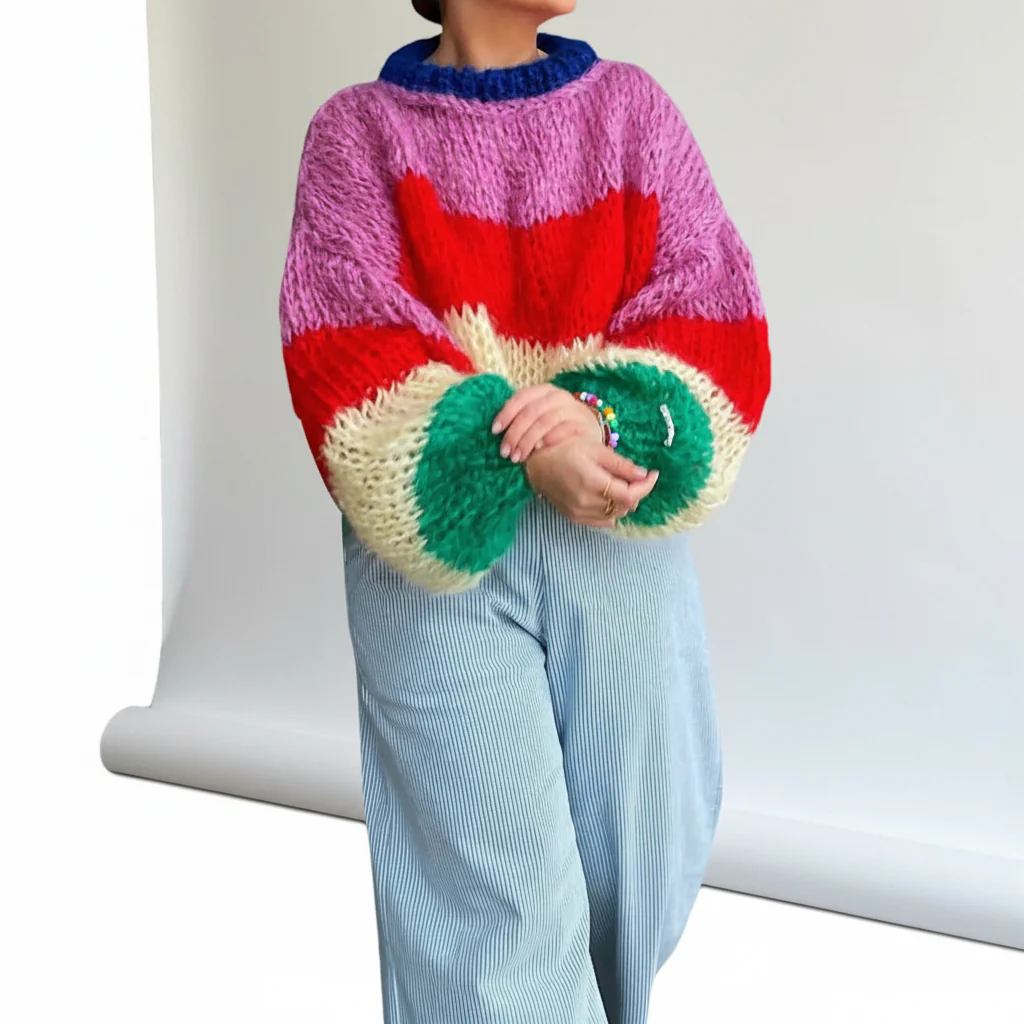 Striped knitted jumper - Hannah - Image 5