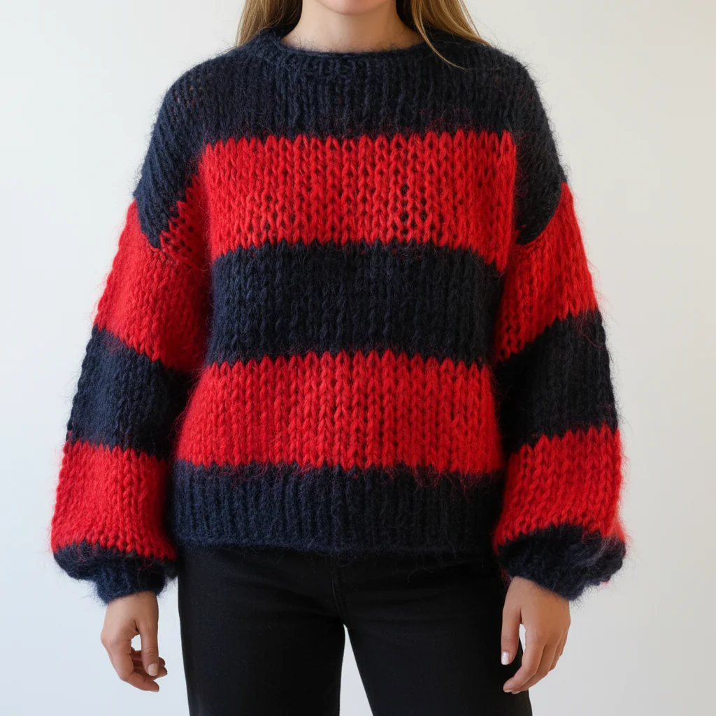 Striped knitted jumper - Hannah - Image 6