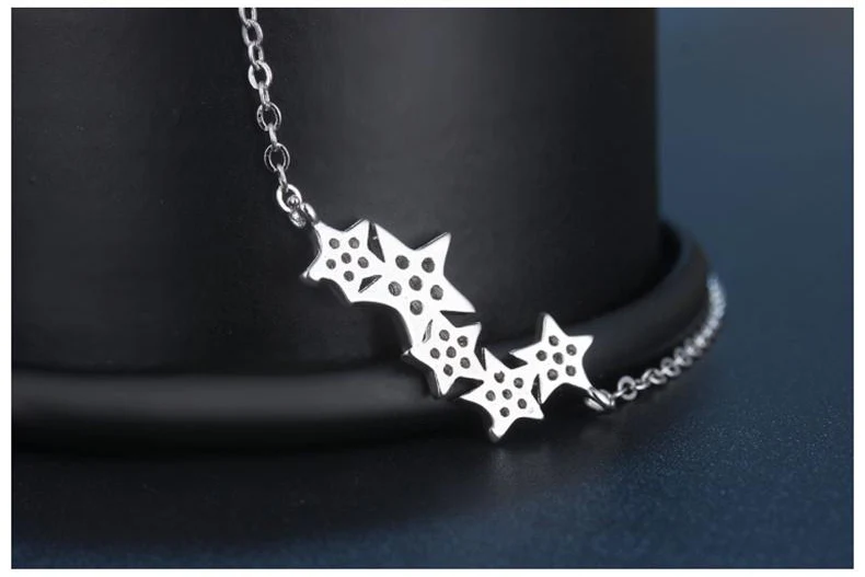 Stunning Silver Star Necklace - Image 6