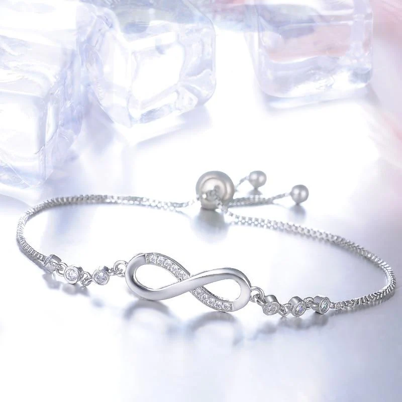 Stylish and Adjustable Infinity Bracelet - Nova - Image 2