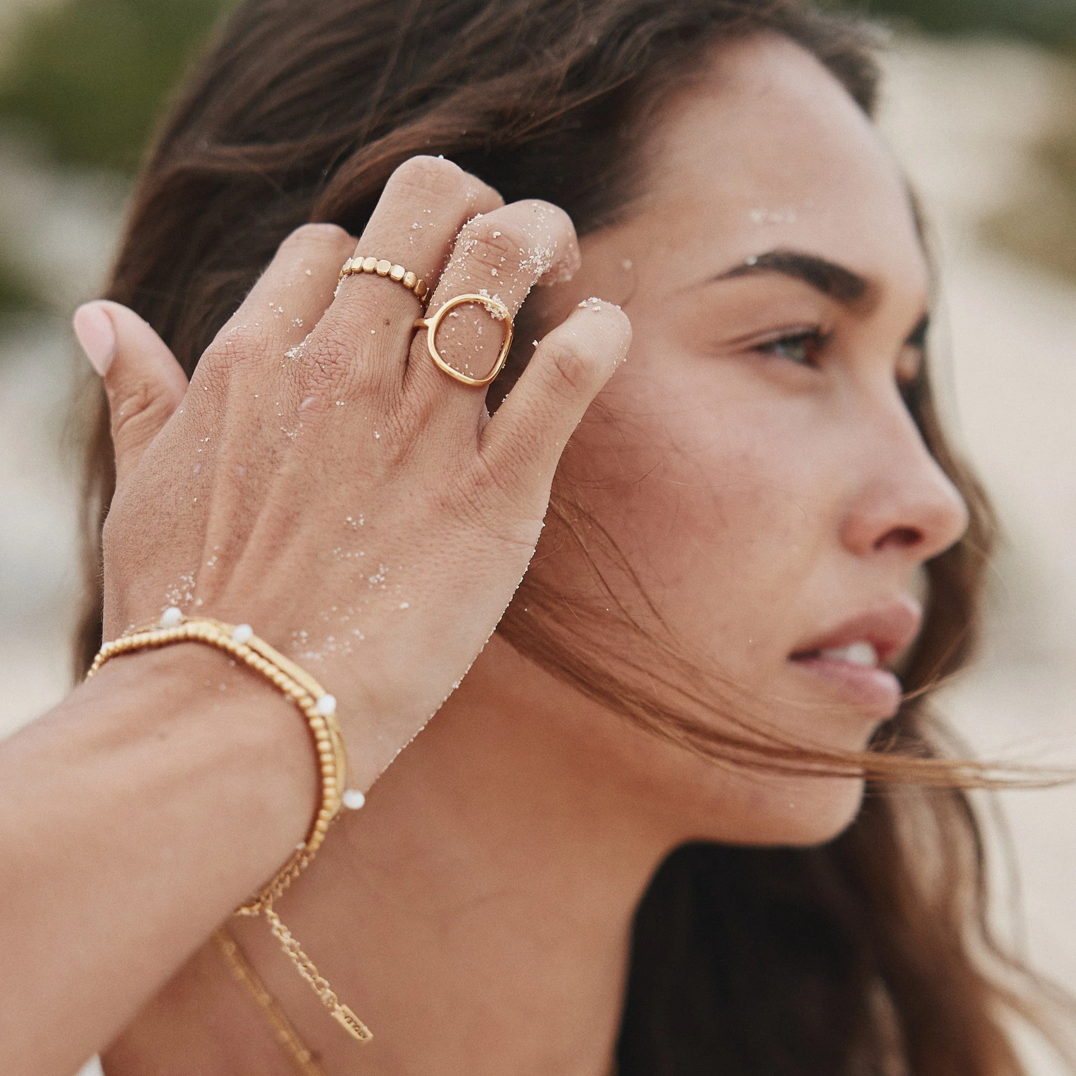Stylish Beaded Ring - Elina - Image 7