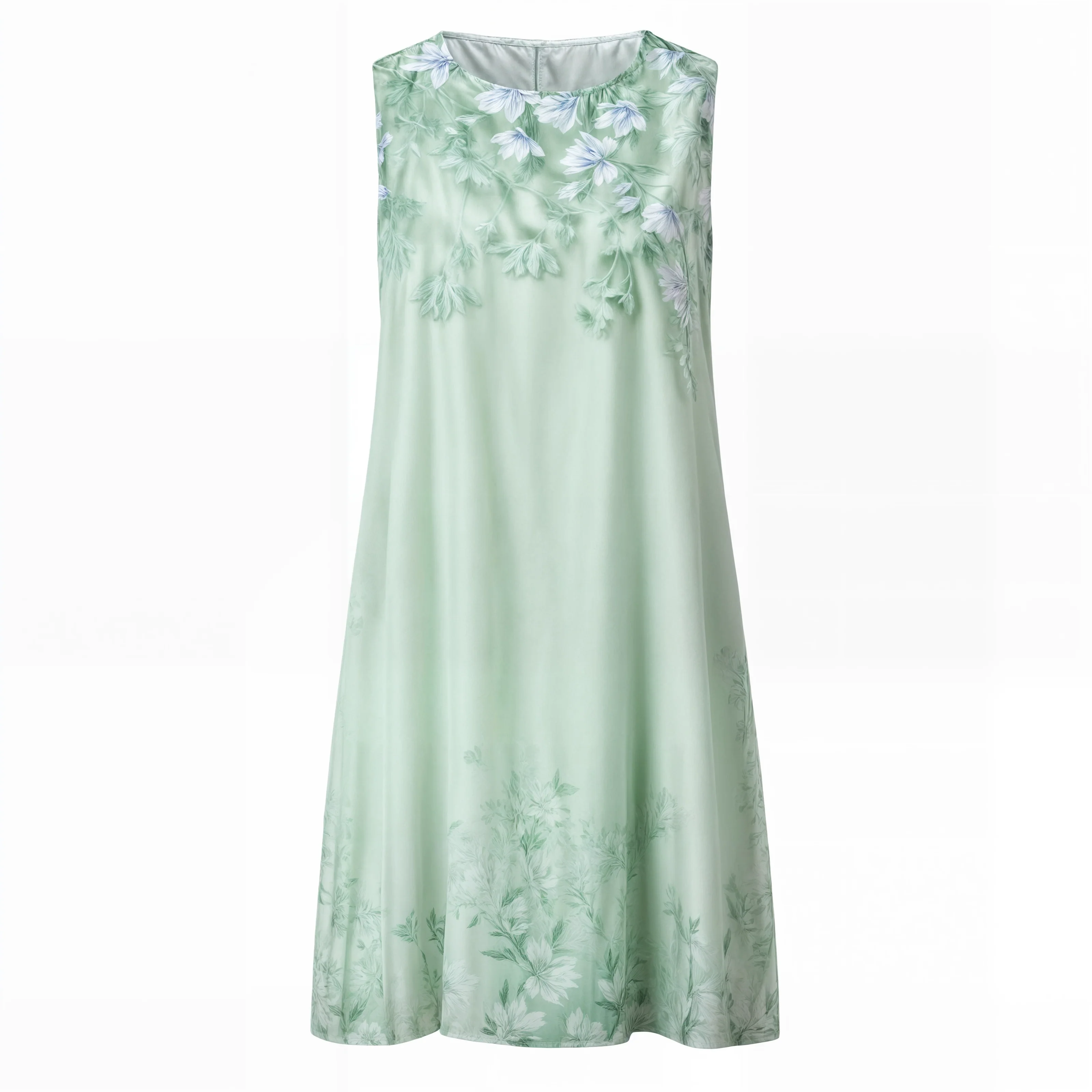 Stylish Floral A-Line Dress with Waistcoat for Women – Miray - Image 18