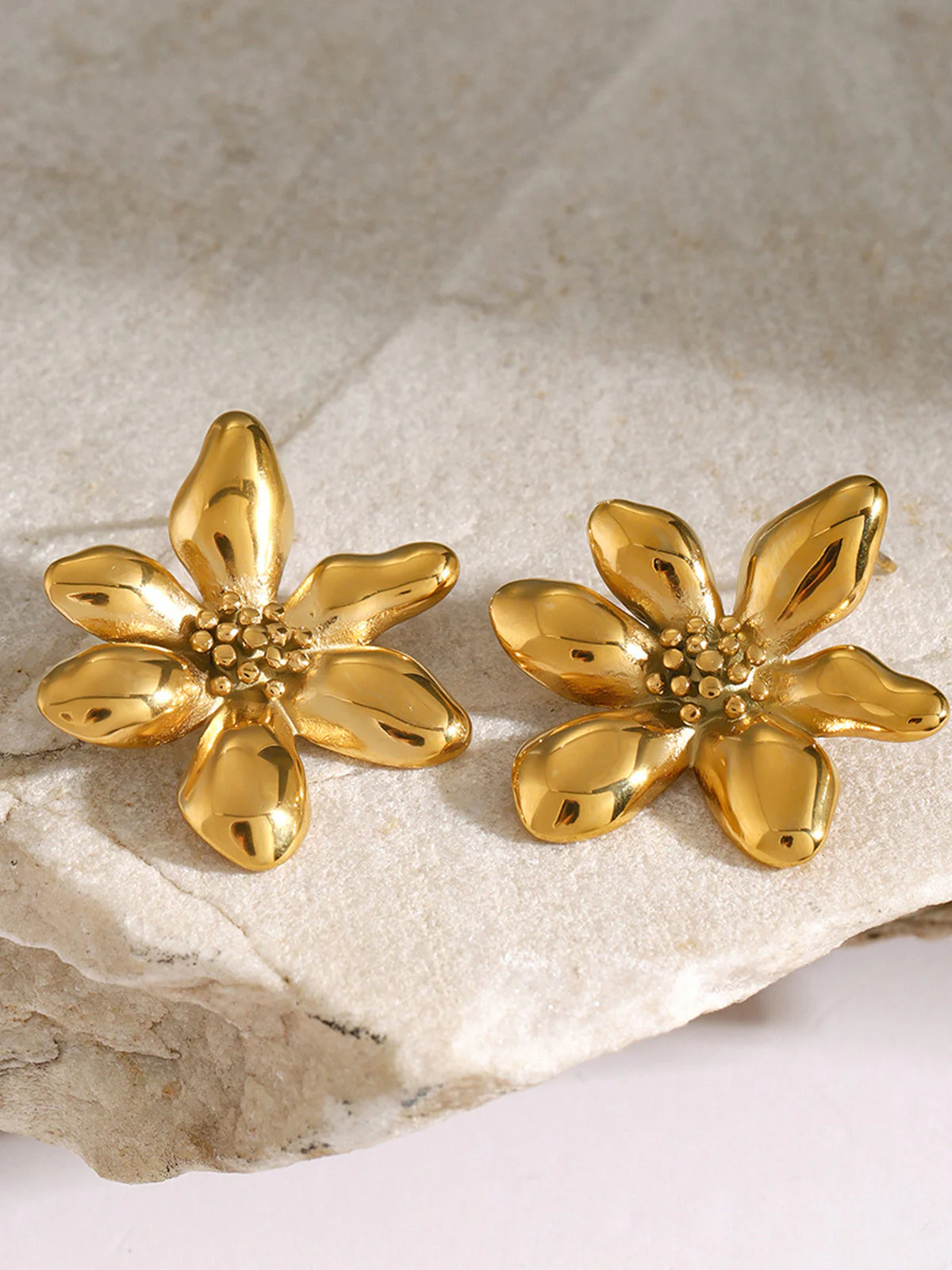 Stylish Flower Earrings - Florina - Image 3