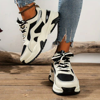 Stylish Ladies Sneakers with High Sole – Romi - Image 2