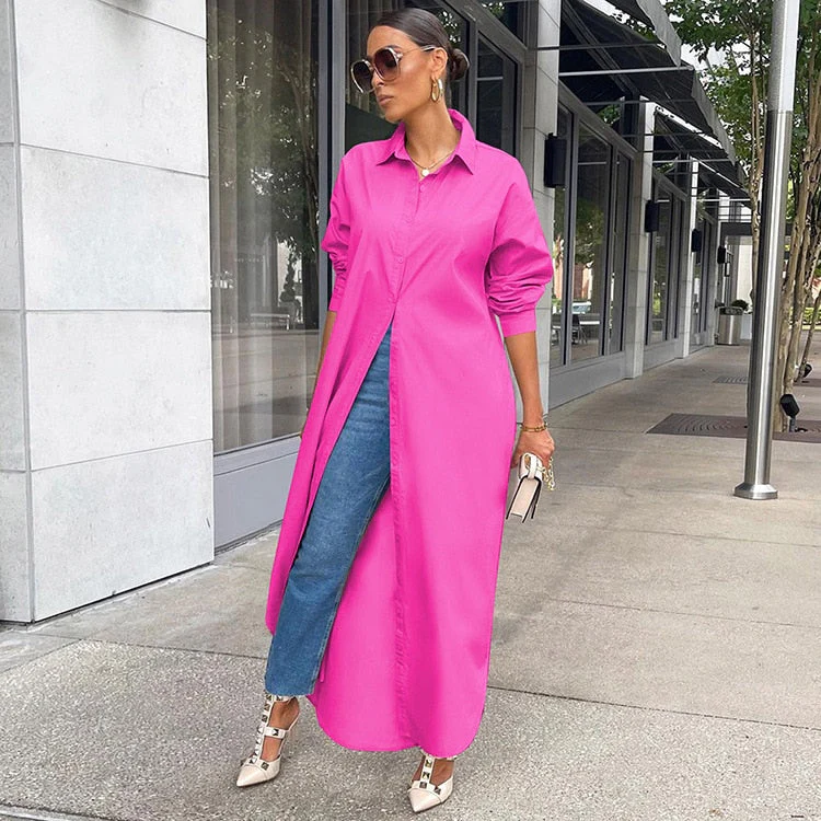 Stylish Long T-Shirt Dress - Image 2