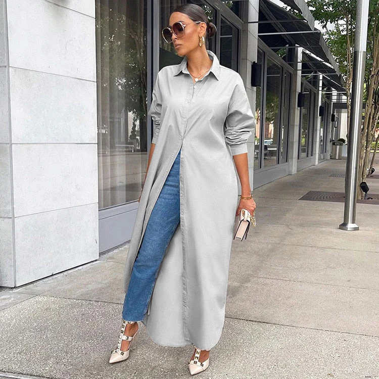 Stylish Long T-Shirt Dress - Image 5