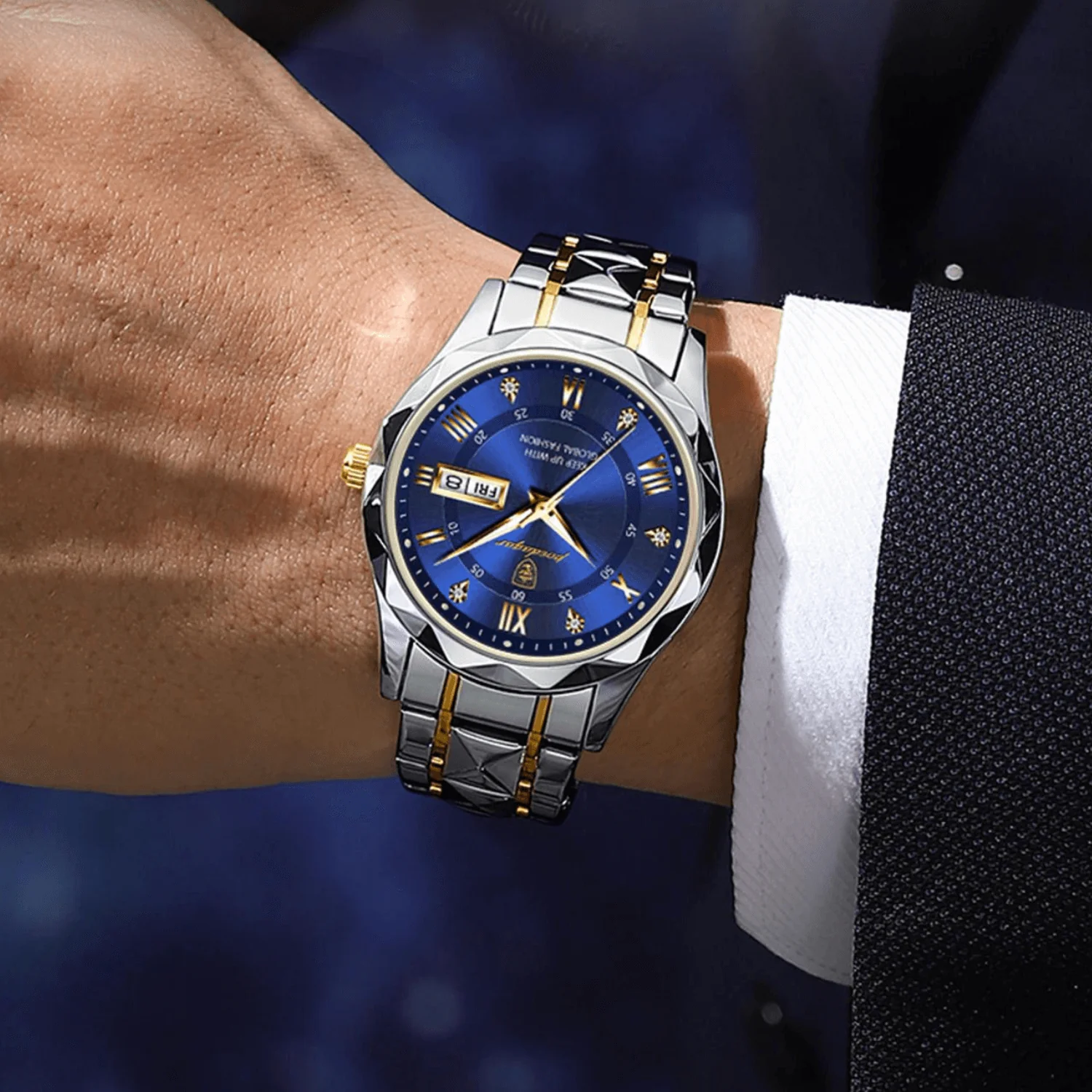 Stylish Men's Watch in Stainless Steel - LumiSteel - Image 5