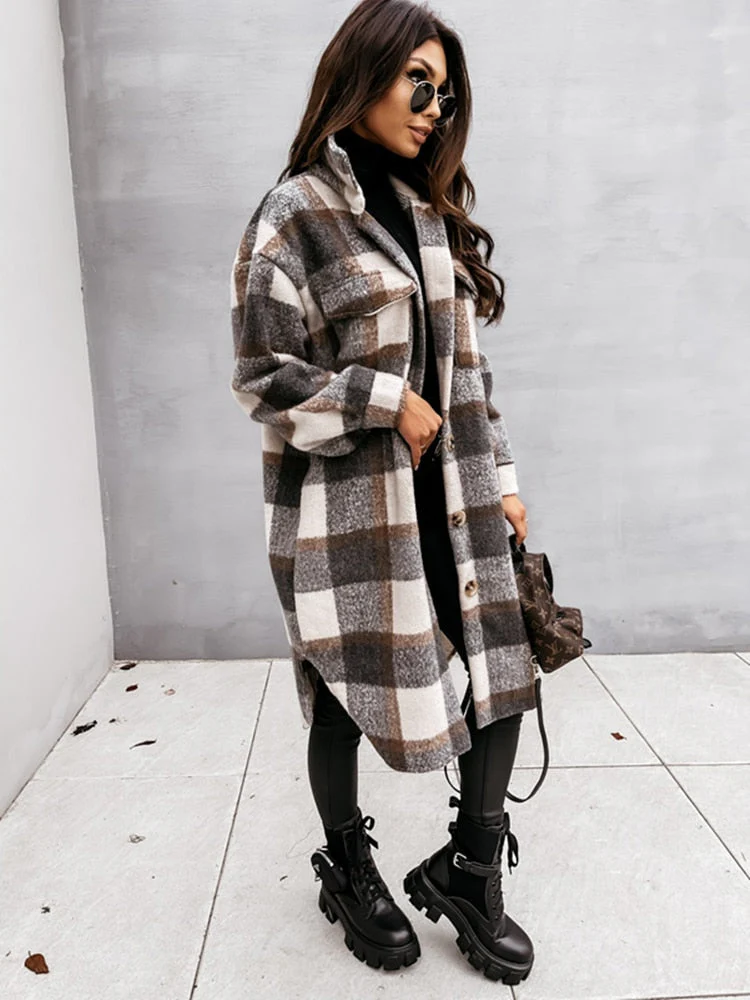 Stylish Plaid Jacket | Nostalgic & Trendy - Image 10
