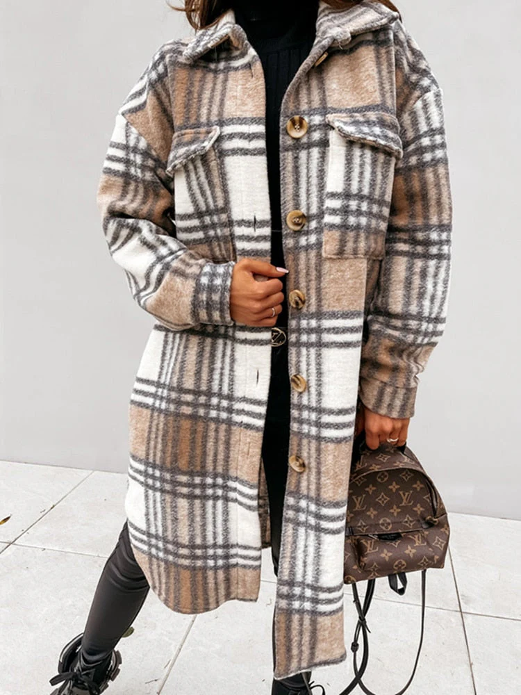 Stylish Plaid Jacket | Nostalgic & Trendy - Image 12
