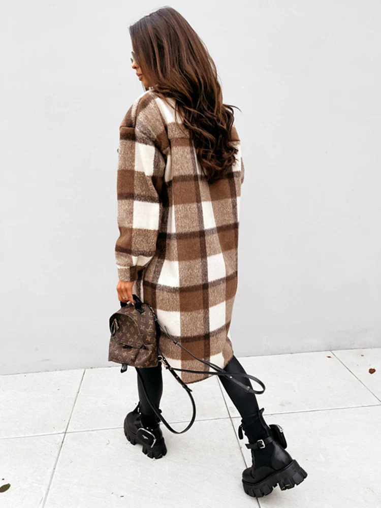 Stylish Plaid Jacket | Nostalgic & Trendy - Image 5