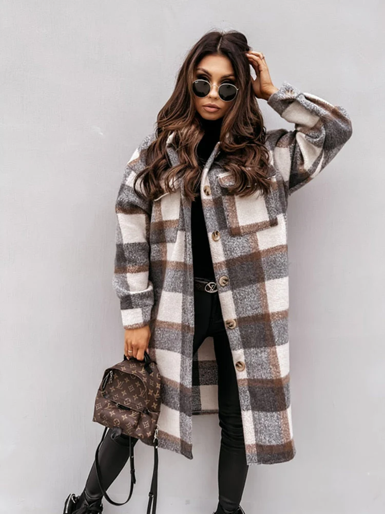 Stylish Plaid Jacket | Nostalgic & Trendy - Image 7