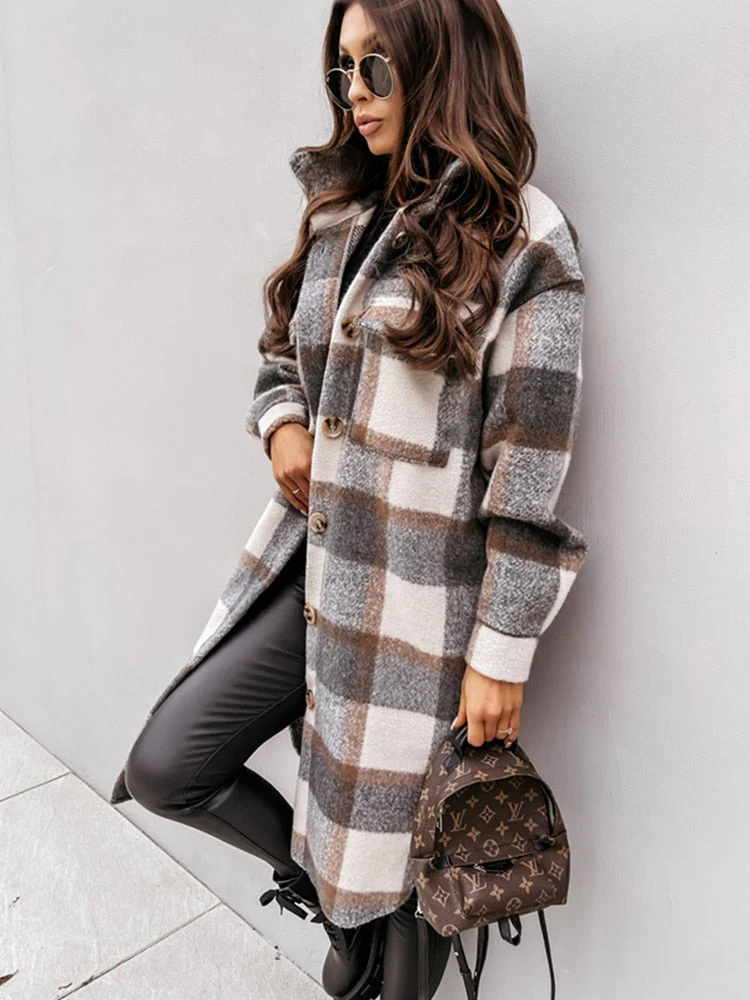 Stylish Plaid Jacket | Nostalgic & Trendy - Image 8