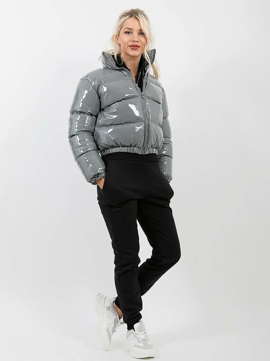 Stylish Women's Puffer Jacket | Warm Bomber Coat - Image 7