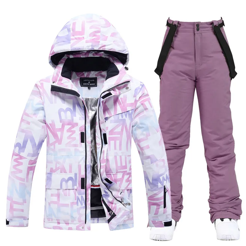 Stylish Women's Ski Suit - Aurora - Image 14