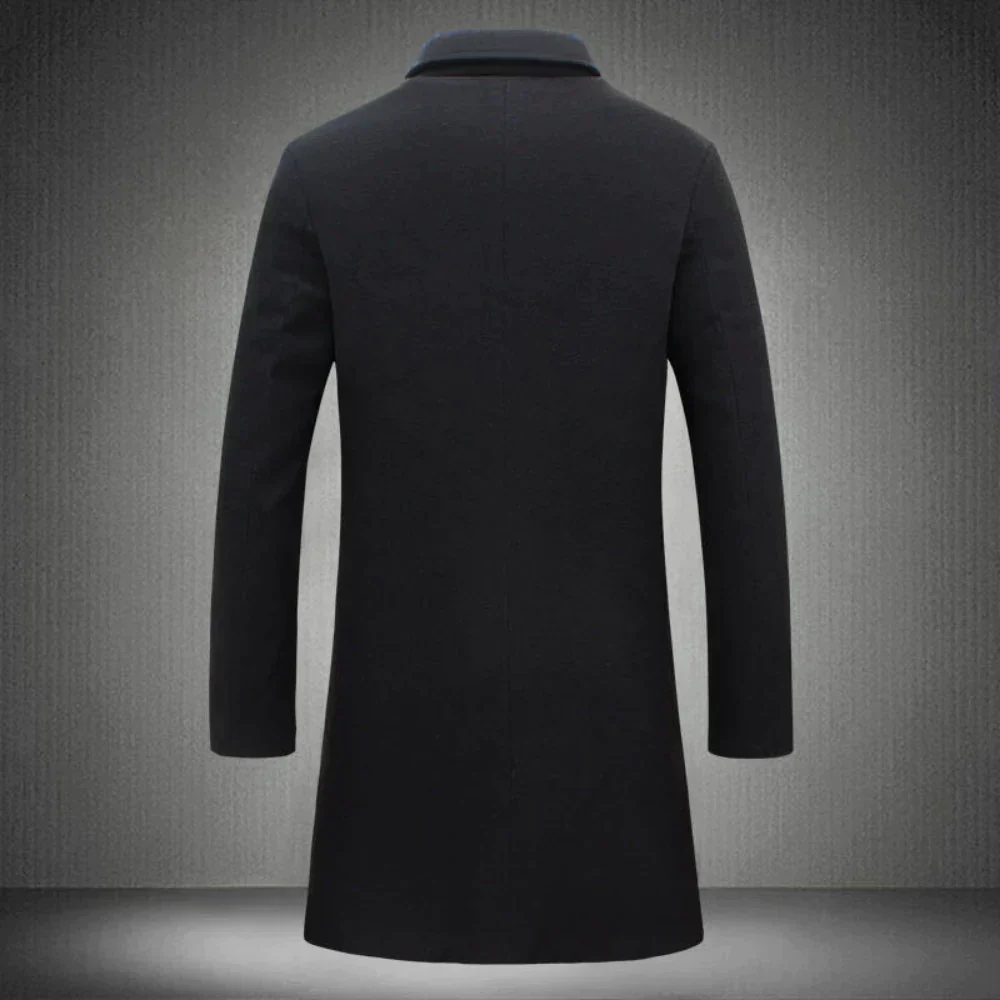 Stylish Wool Men's Coat - Maxwell - Image 2