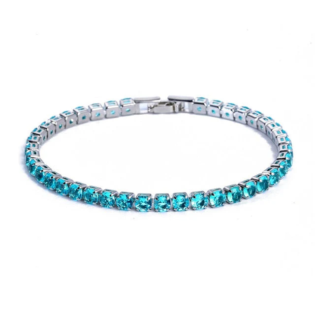 Tennis Necklace and Bracelet Set | Elegant Women's Jewellery - Image 5