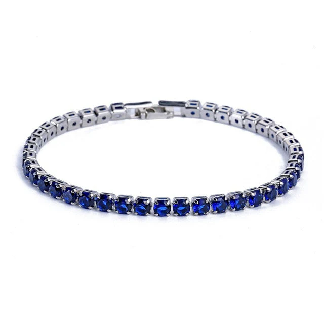 Tennis Necklace and Bracelet Set | Elegant Women's Jewellery - Image 6