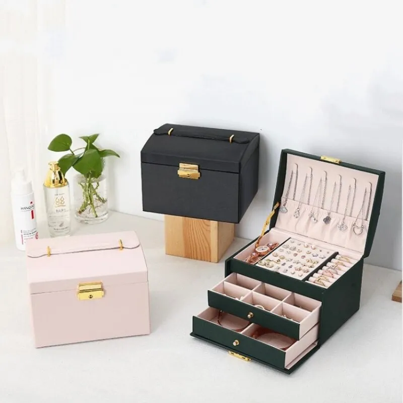 Three-Layer Jewellery Box | Organised Storage - Image 6