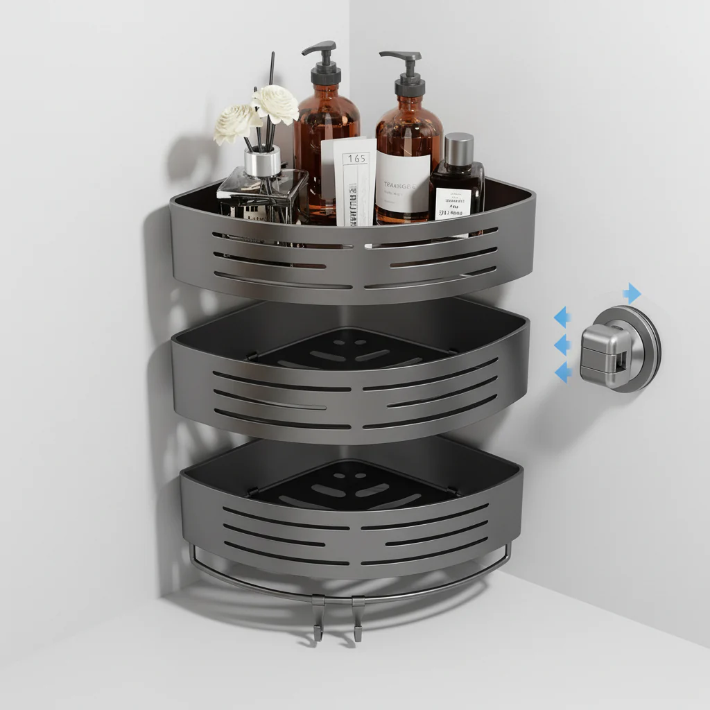 Three Levels Storage Shower - Organex - Image 4