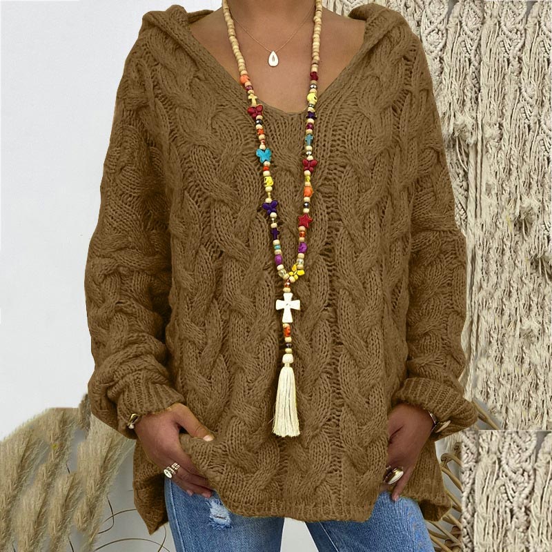 Timeless Cable Knit Jumper for Women – Maelle - Image 5