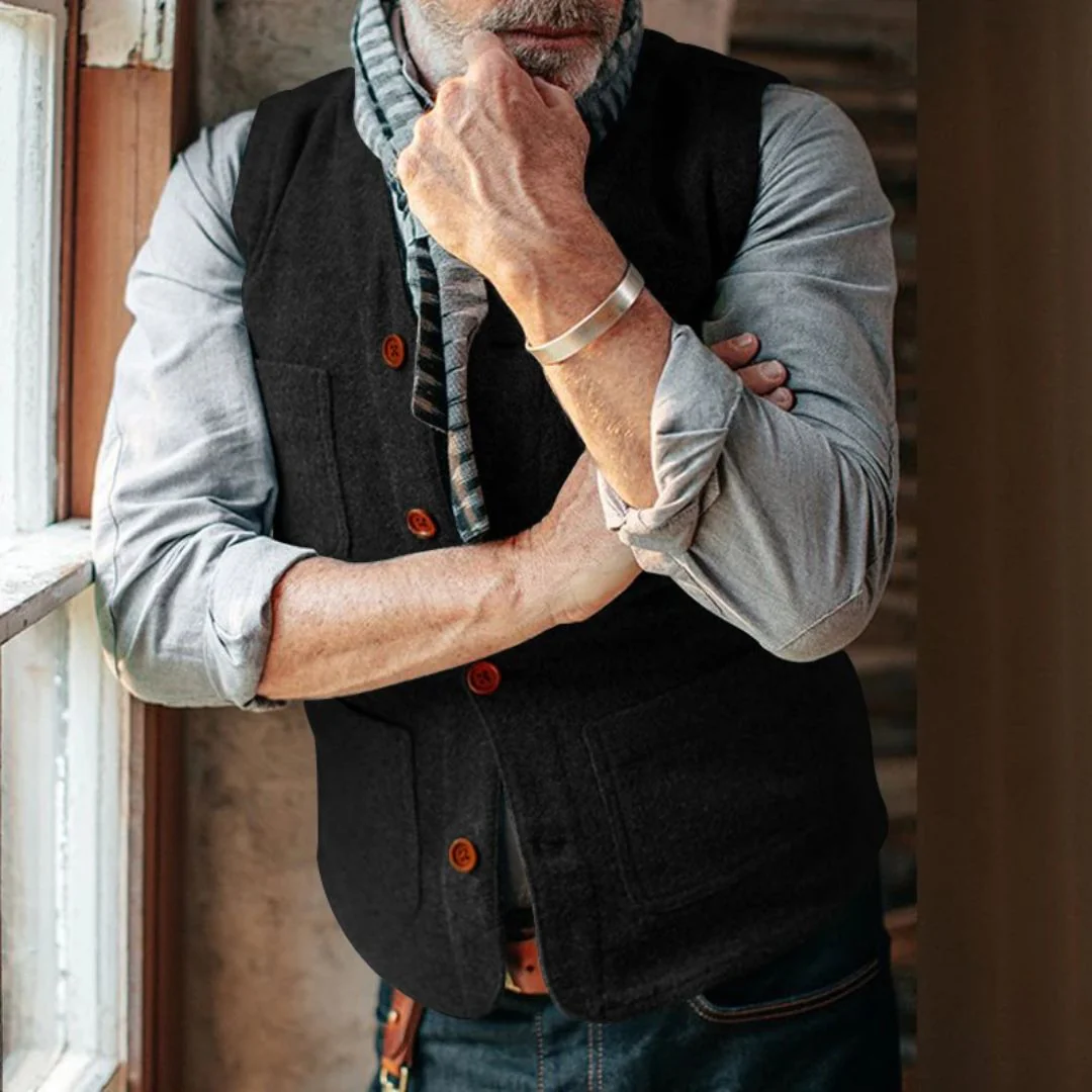 Traditional Vest Miguelito – Classic Vintage-Style Waistcoat - Image 10