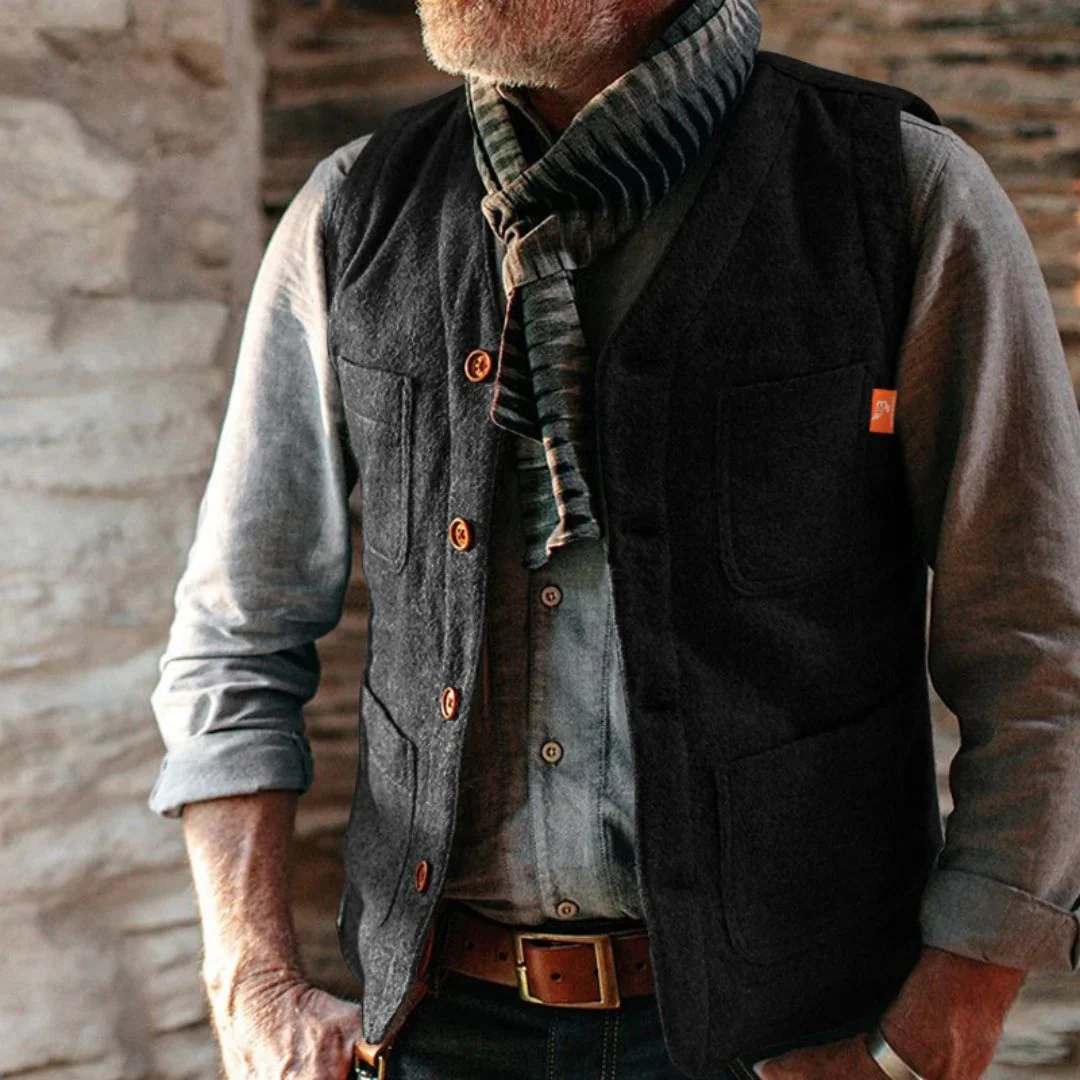 Traditional Vest Miguelito – Classic Vintage-Style Waistcoat - Image 11
