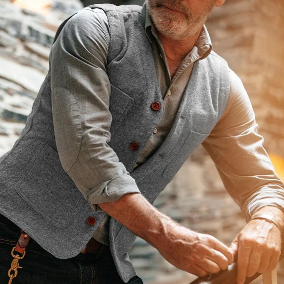 Traditional Vest Miguelito – Classic Vintage-Style Waistcoat - Image 4