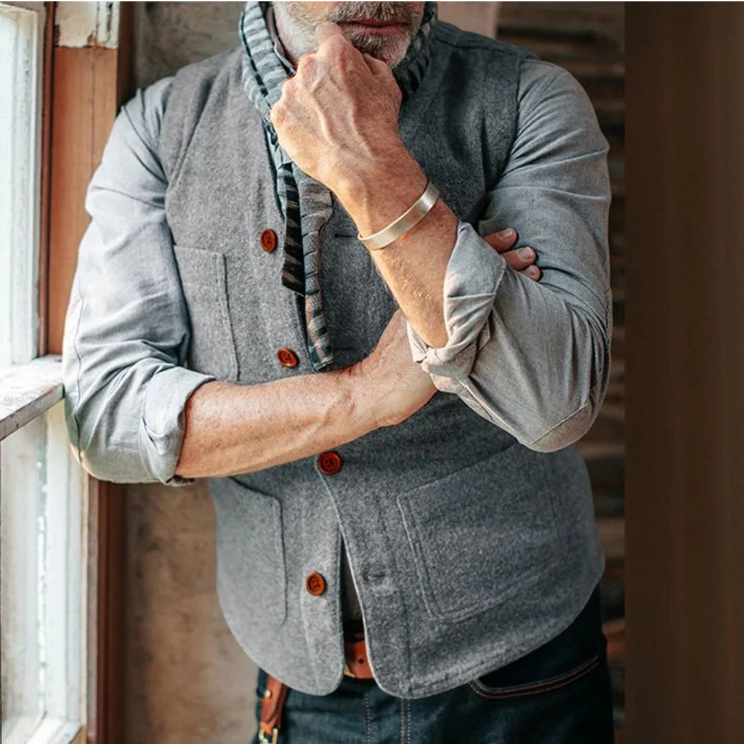 Traditional Vest Miguelito – Classic Vintage-Style Waistcoat - Image 5