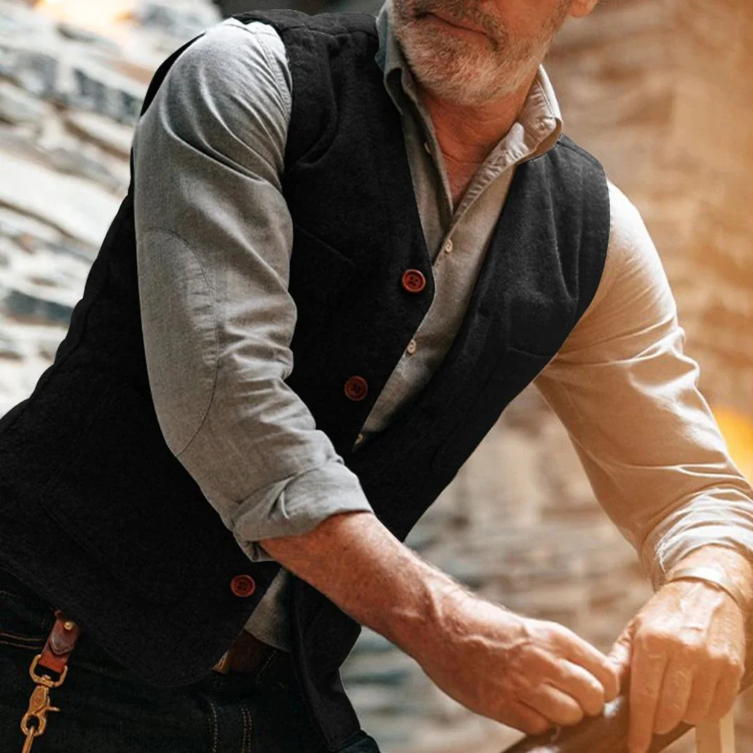 Traditional Vest Miguelito – Classic Vintage-Style Waistcoat - Image 8