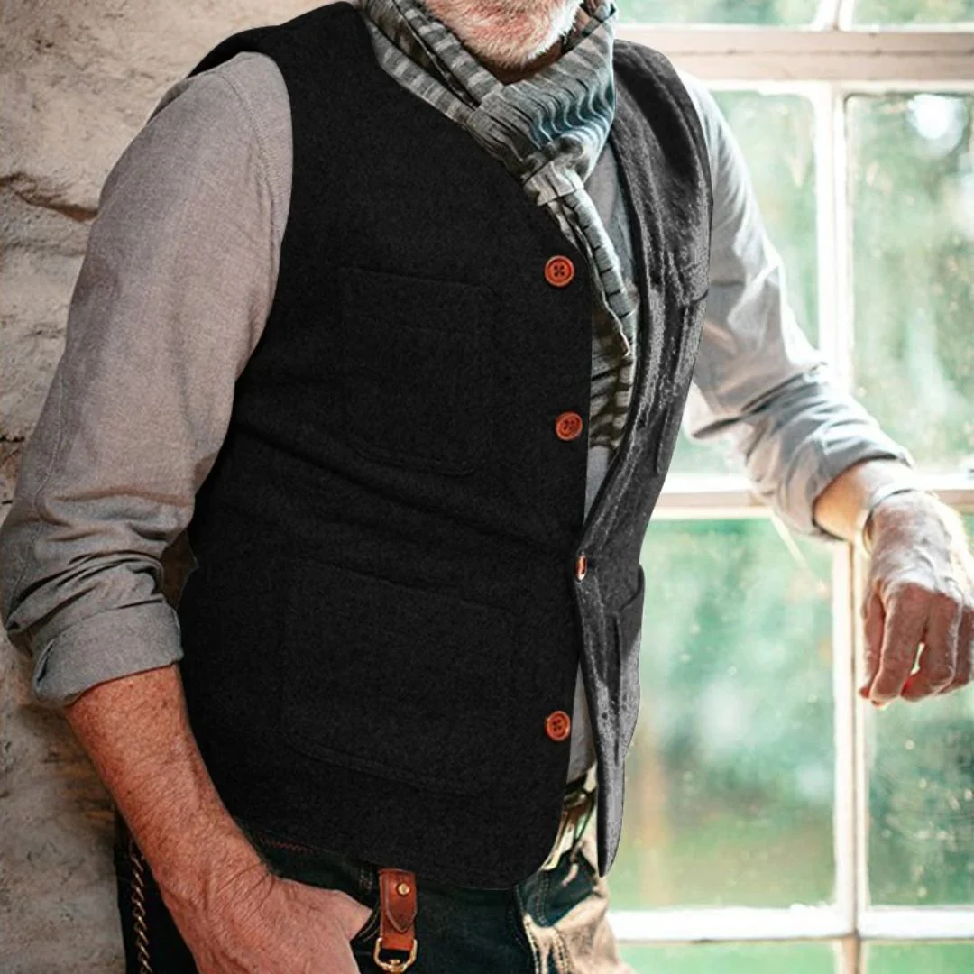 Traditional Vest Miguelito – Classic Vintage-Style Waistcoat - Image 9