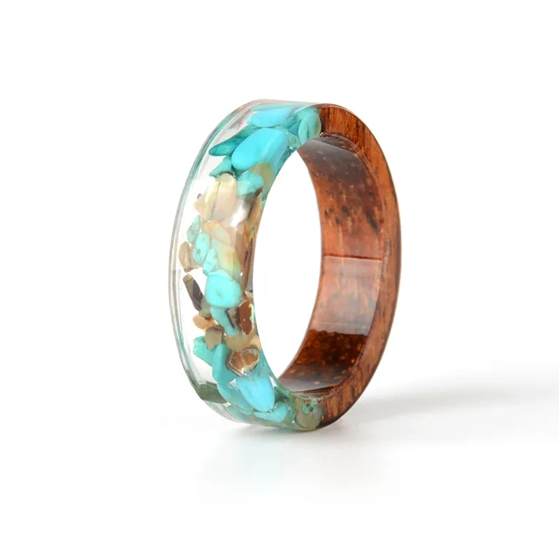 Transparent Wood Resin Ring | Unique Nature-Inspired Jewellery - Image 8