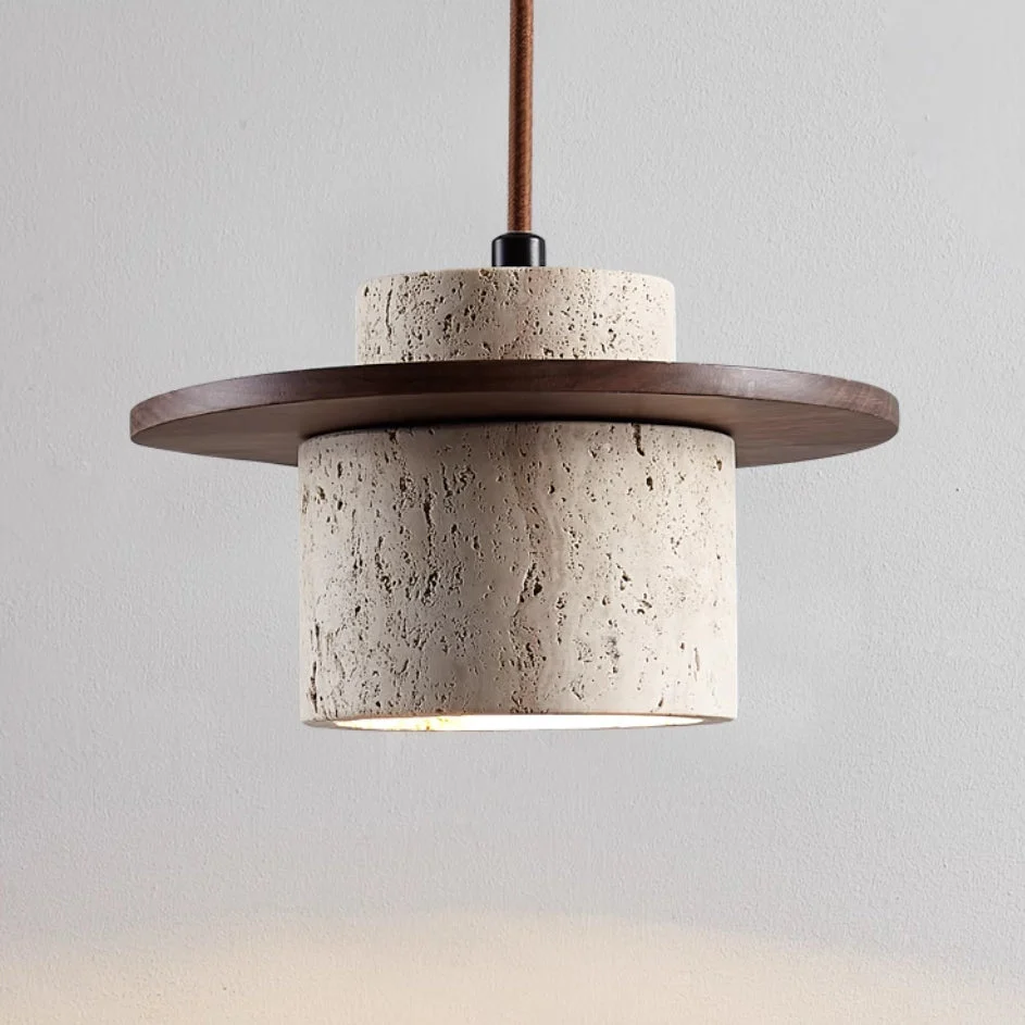 Travertine Pendant Lamp for Natural Luxury - StoneGlow - Image 4