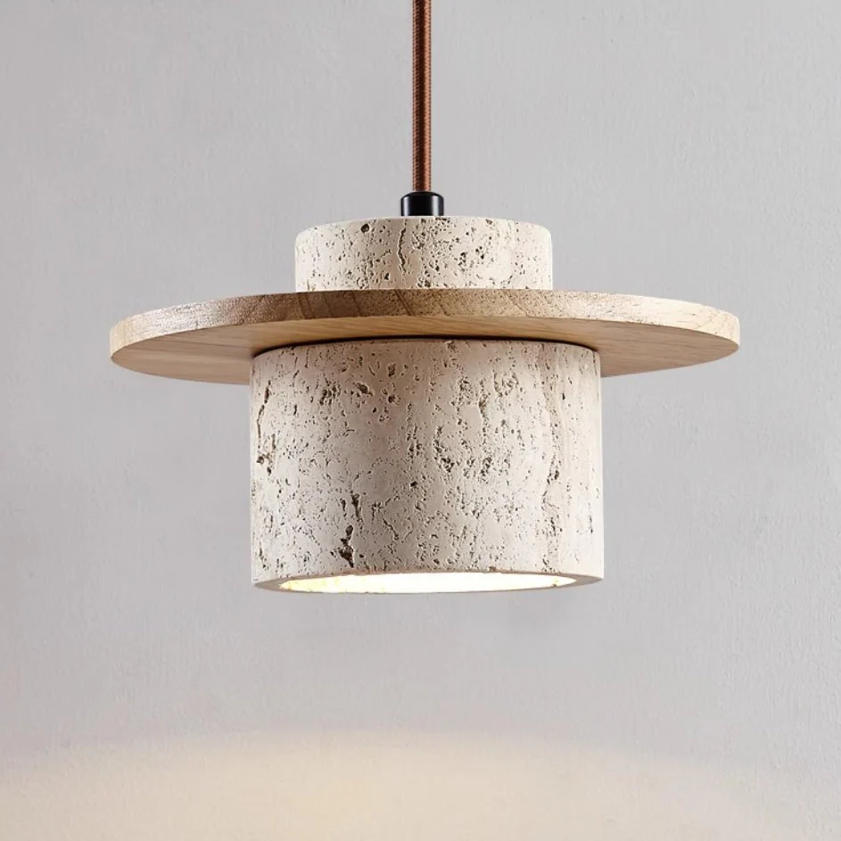 Travertine Pendant Lamp for Natural Luxury - StoneGlow - Image 6