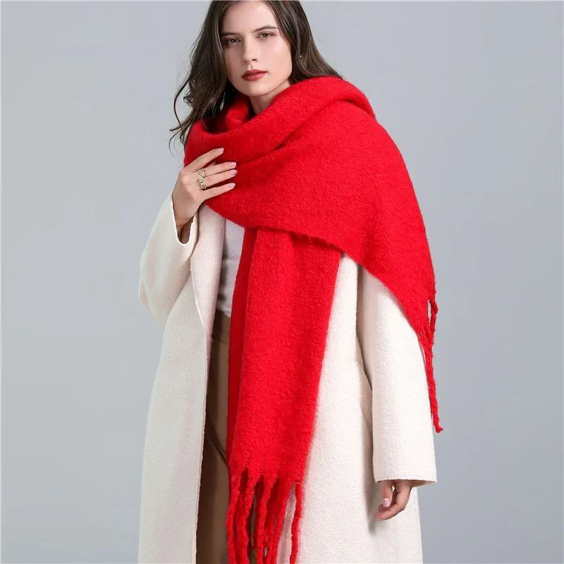 Trendy Checked Women's Scarf - Elira - Image 6