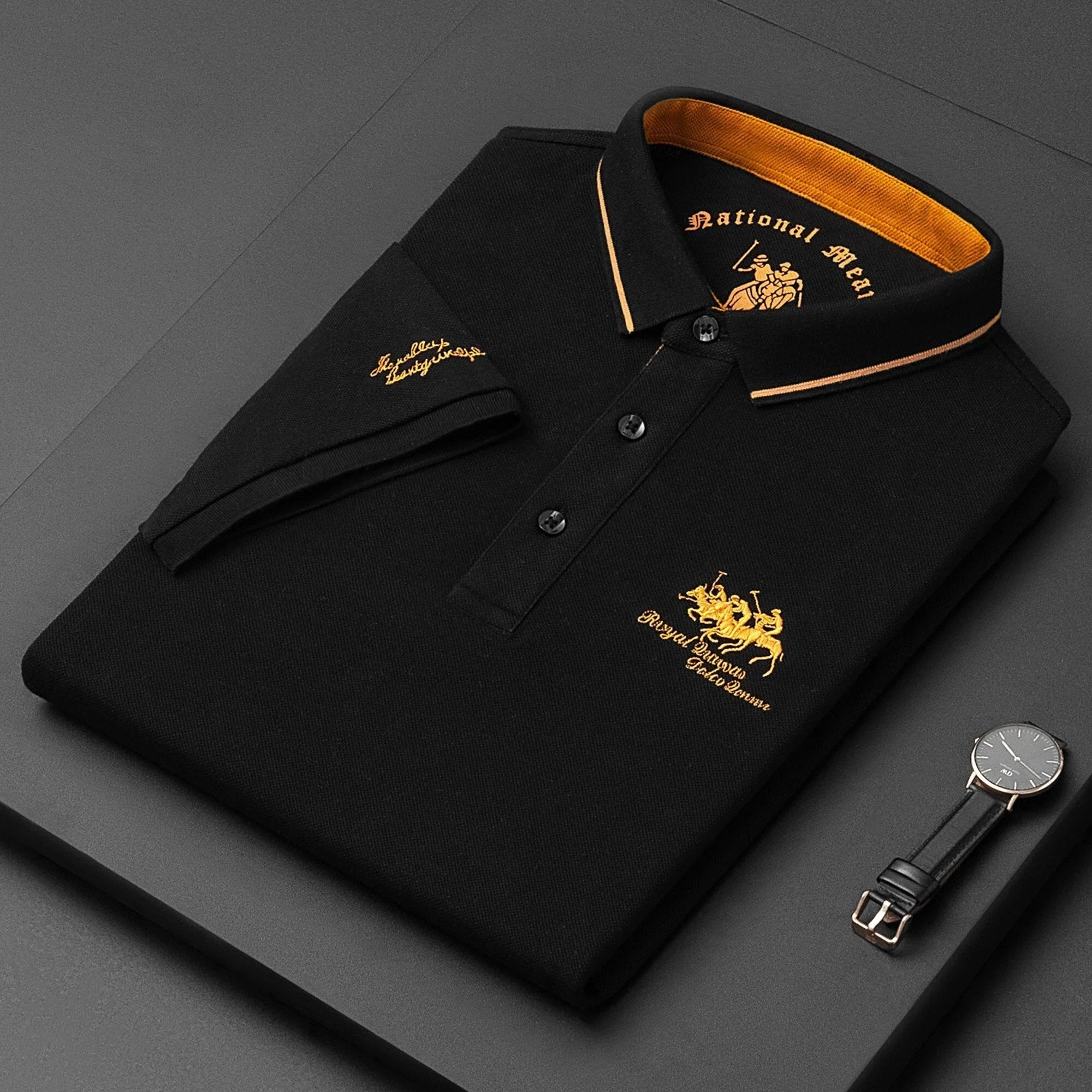 Trendy Embroidered Polo - Henry