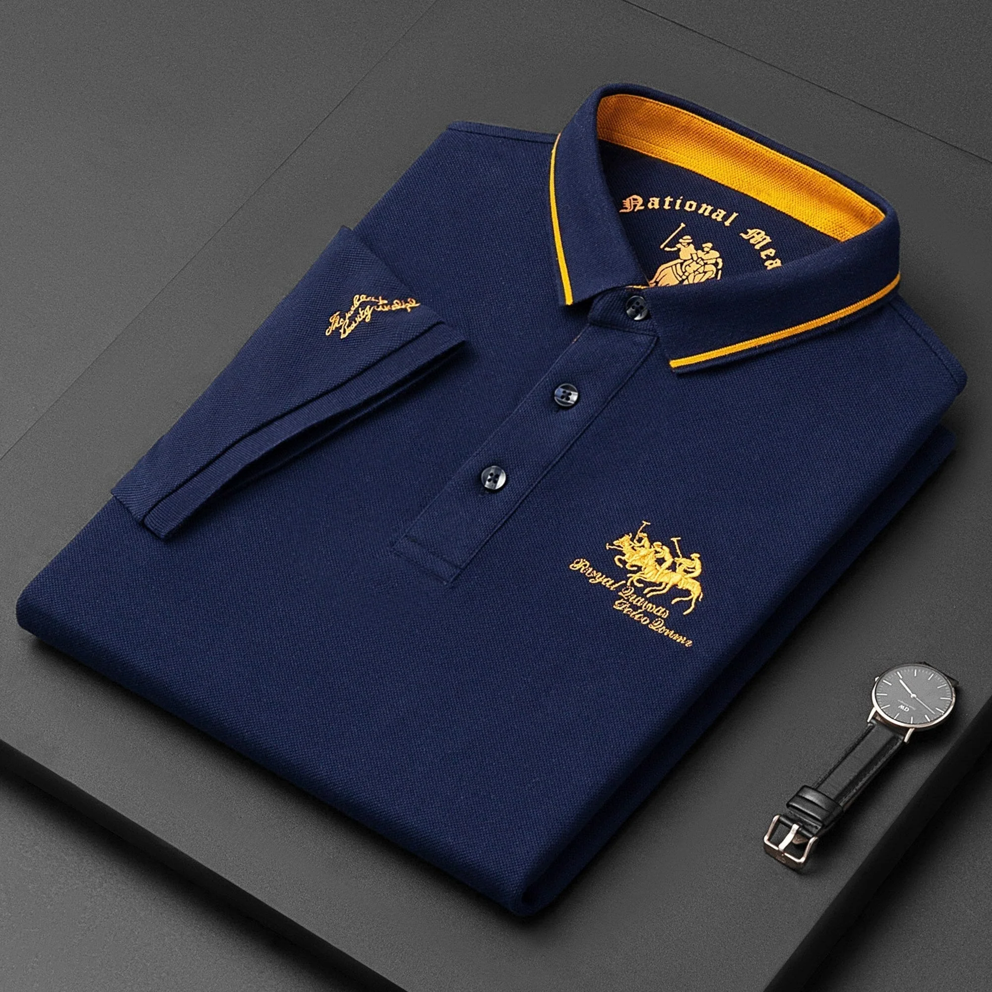 Trendy Embroidered Polo - Henry - Image 3