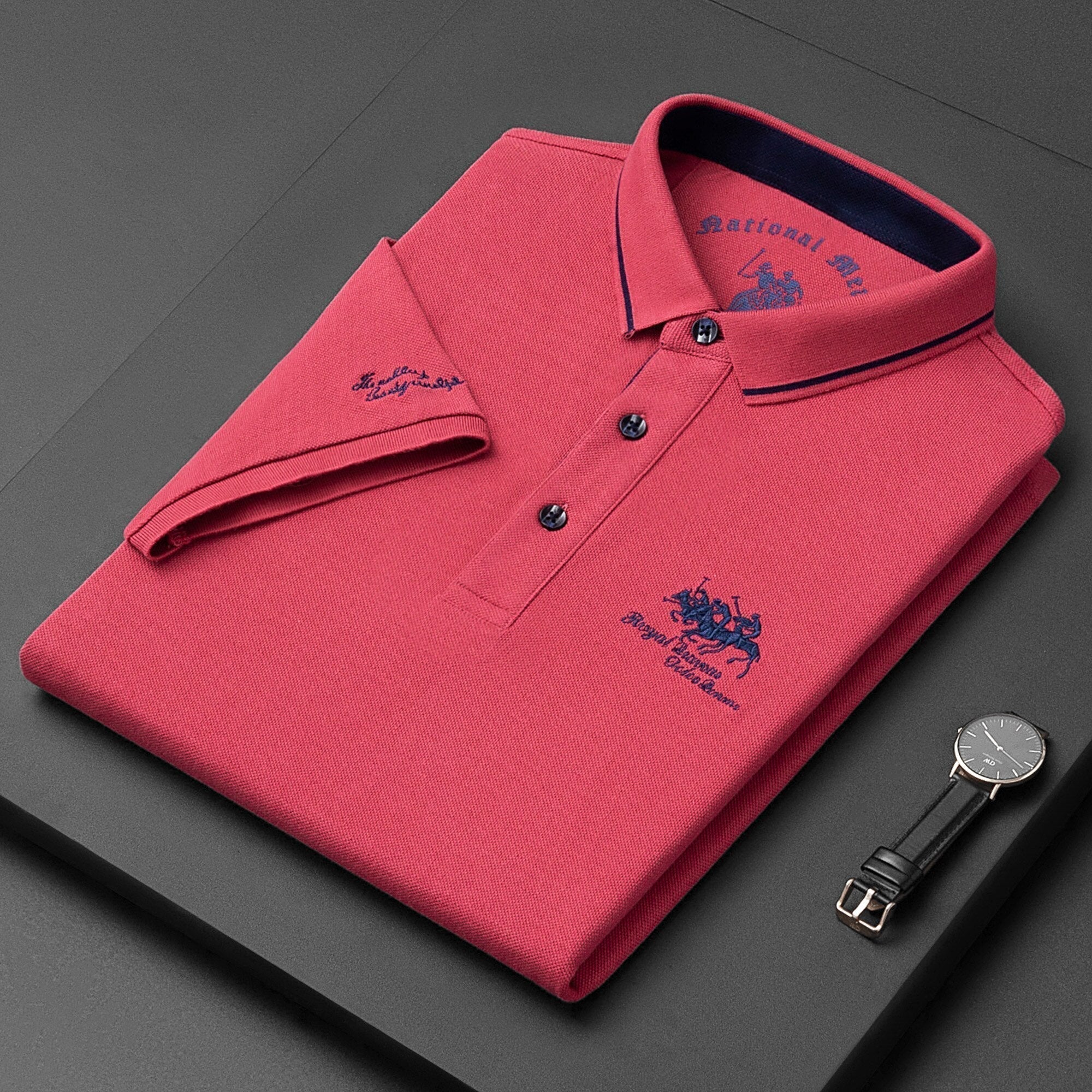 Trendy Embroidered Polo - Henry - Image 5